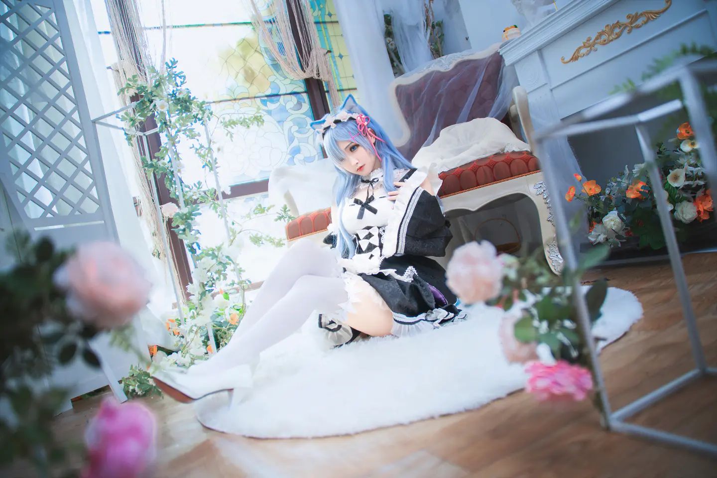 《Re:从零开始的异世界生活》蕾姆cosplay 《Re:从零开始的异世界生活》蕾姆cosplay