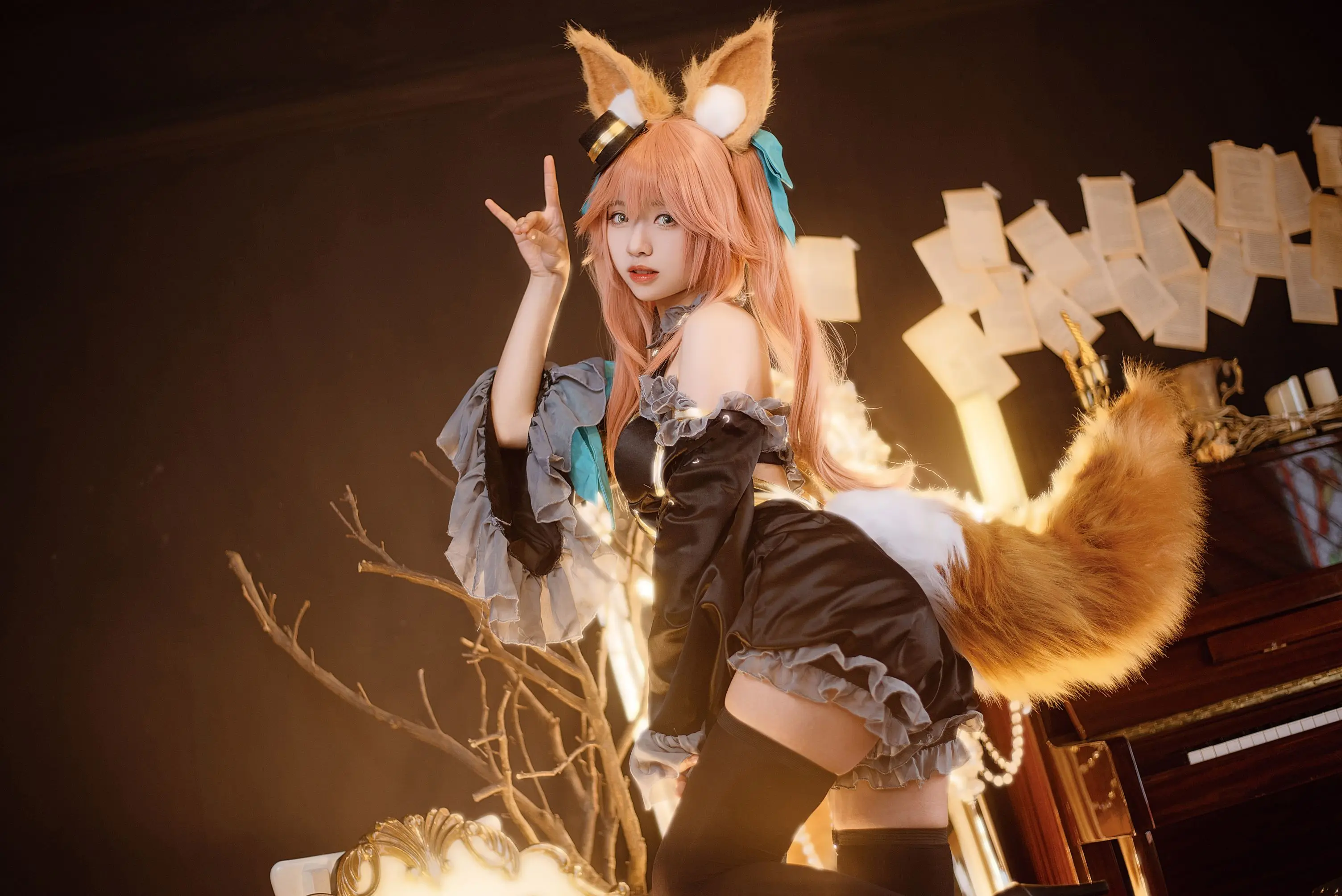 大大卷卷小卷 玉藻前 漆黑の魔术服 大大卷卷小卷 玉藻前 漆黑の魔术服