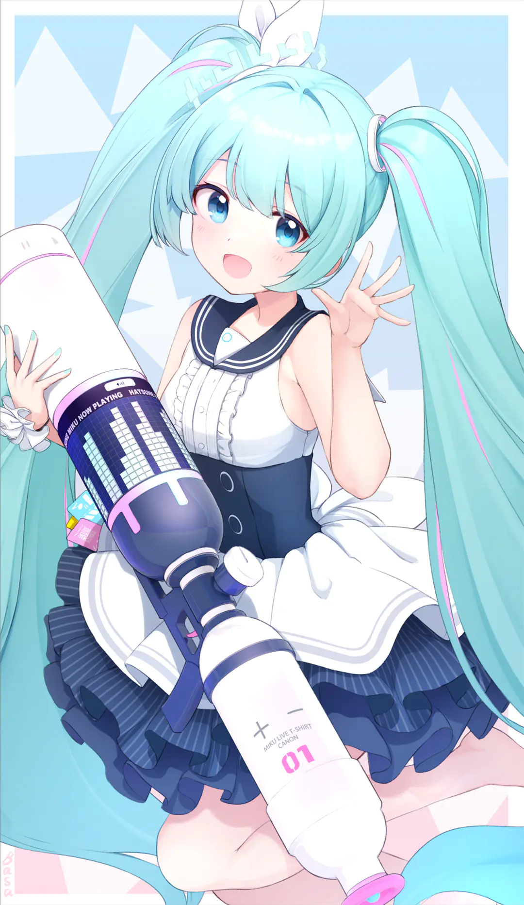初音未来 碧蓝档案 百鬼夜行の子 胡桃和三月七 流萤 炊烟漫漫渡过百川千万里 ばさ的插画作品 初音未来 碧蓝档案 百鬼夜行の子 胡桃和三月七 流萤 炊烟漫漫渡过百川千万里 ばさ的插画作品