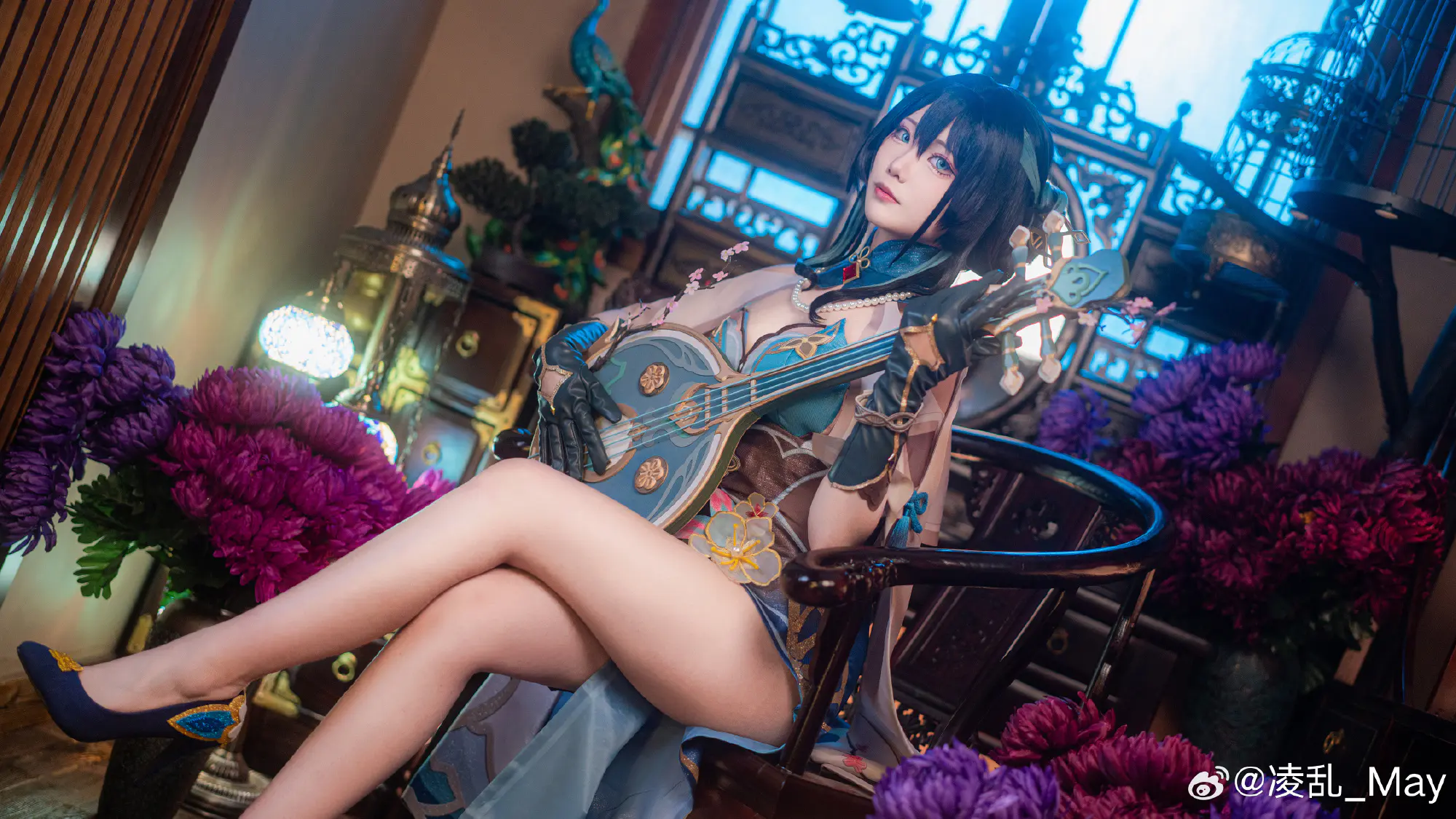 琴音周而复始 万物本质如一 崩坏:星穹铁道 阮·梅 COS@凌乱_May 琴音周而复始 万物本质如一 崩坏:星穹铁道 阮·梅 COS@凌乱_May