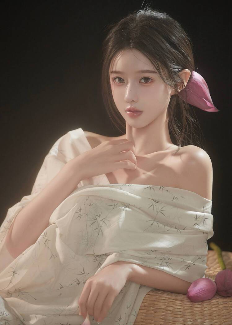 悦目佳人，柔情，拂袖，媚眼转，苗条古装美女居家写真图集