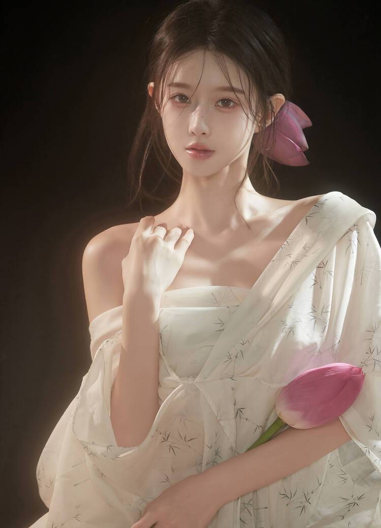 悦目佳人，柔情，拂袖，媚眼转，苗条古装美女居家写真图集-达人圈原创摄影