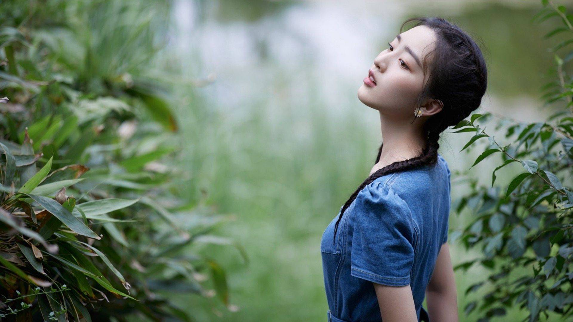 邓恩熙清新可人精选夏日写真壁纸图片