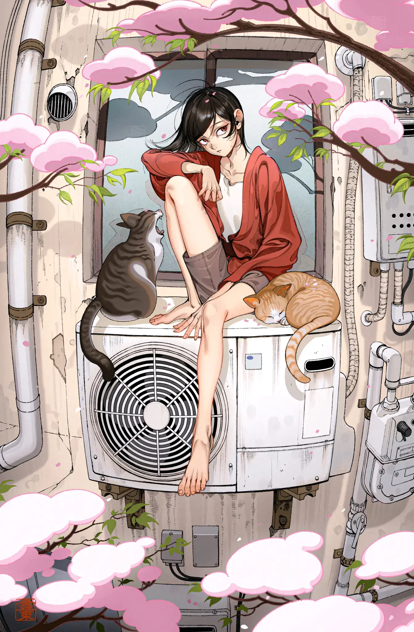 存在感十足 – 黑发赤眼插画特辑 存在感十足 – 黑发赤眼插画特辑