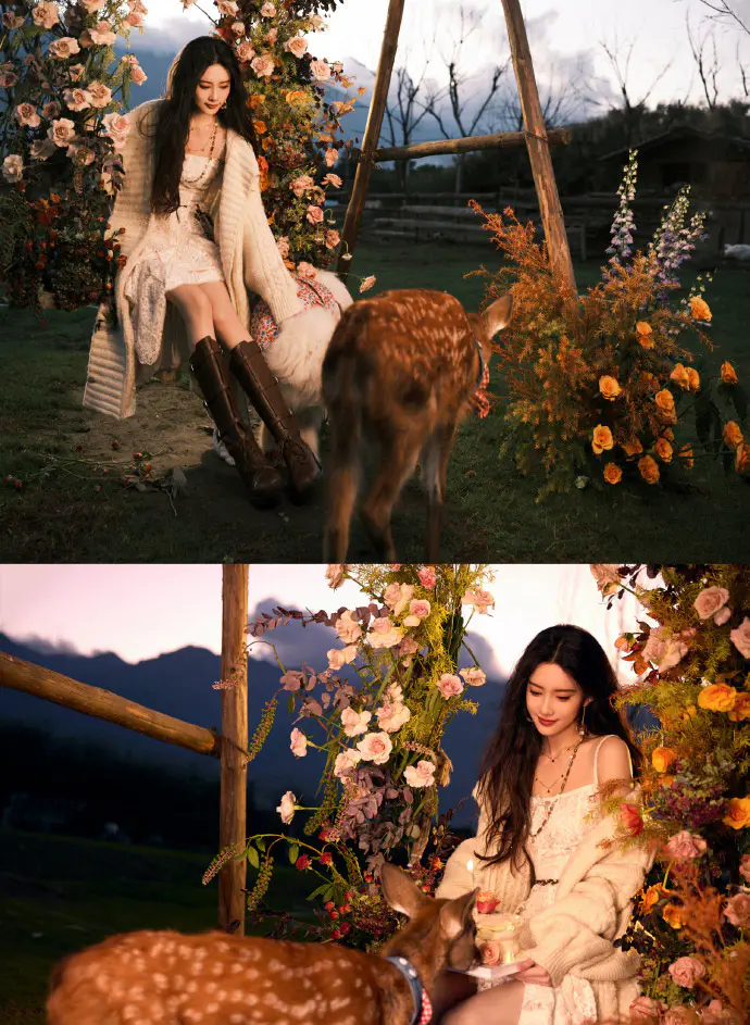孟子义两套生日写真都好美啊,宜古宜今的明艳大美人! 孟子义两套生日写真都好美啊,宜古宜今的明艳大美人!