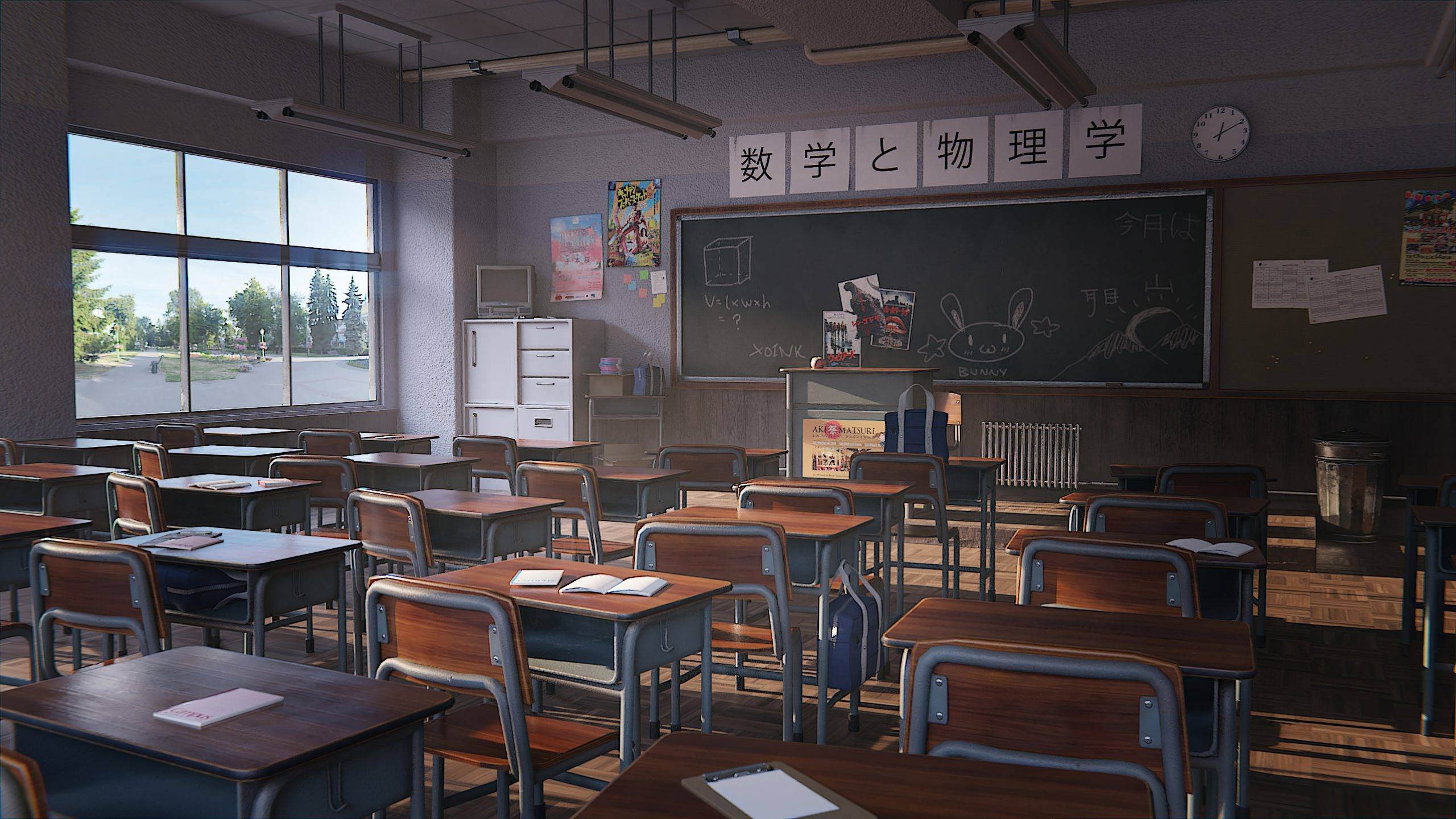 学习背景-教室-达人圈壁纸