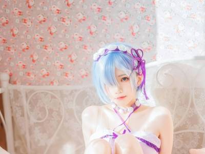 蕾姆睡裙COS_桜桃喵 – 《从零开始的异世界生活》美图作品图片欣赏 ...