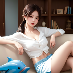 AI绘画-高清美女图