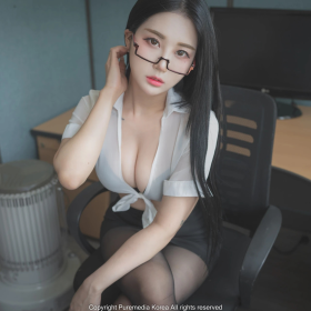 职场性感黑丝美女写真