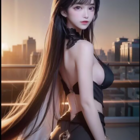 高清画质AI美女图片