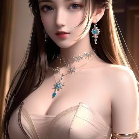 高清AI智能美女图片