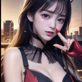 高清画质AI美女图片